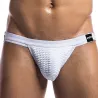 MOB Eroticwear Jockstrap Fetish Swim Blanc